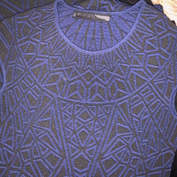 Geo Jacquard Mini Dress - Picture 7 of 8